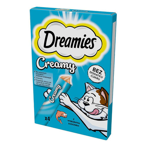 Dreamies Creamy Lazac 4x10g