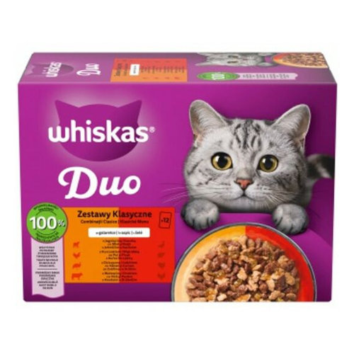 WHISKAS alutasak duo 12*85g húsos