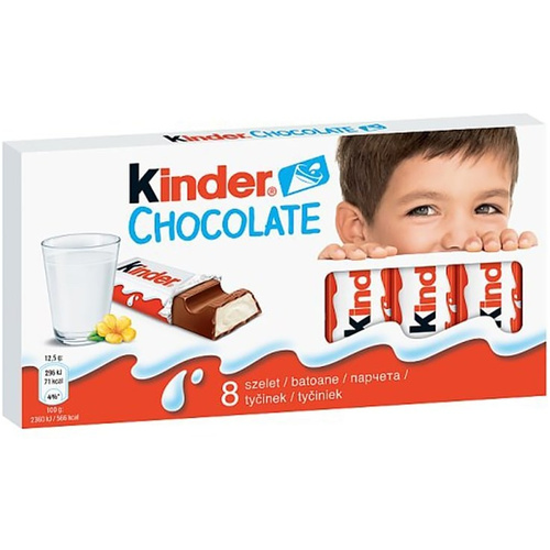 KINDER T8 CSOKOLÁDÉ 100G /10/