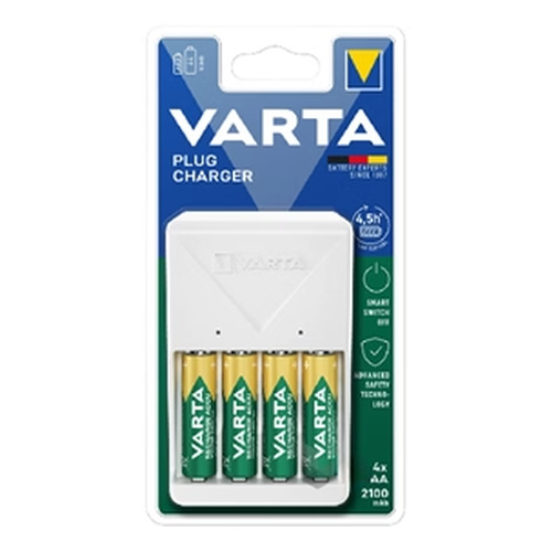 VARTA töltő plug+4dbAA akku 2100mAh