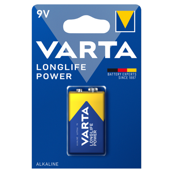 VARTA 6LR61 9V Longlife POWER B1 elem