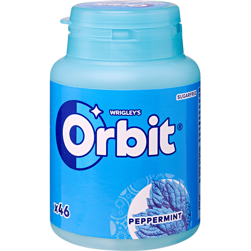 ORBIT Peppermint Bottle 46 drazsé  "R"