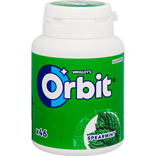 ORBIT Spearmint Bottle 46 Drazsé  "R"