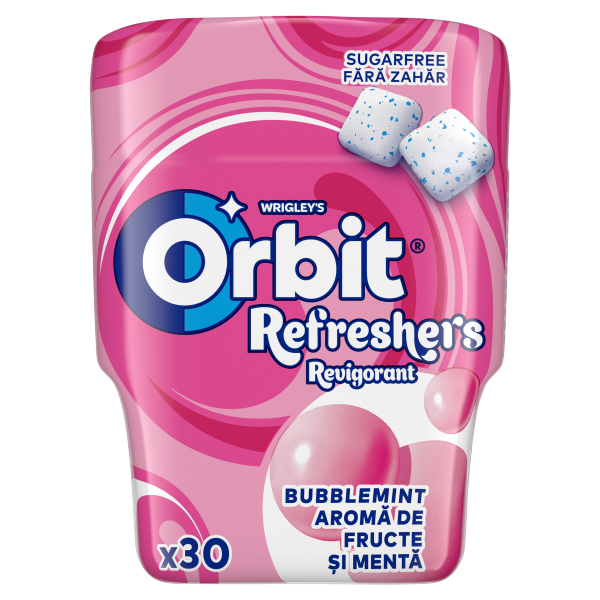 Orbit Refreshers Bottle Bubblemint - 30 db