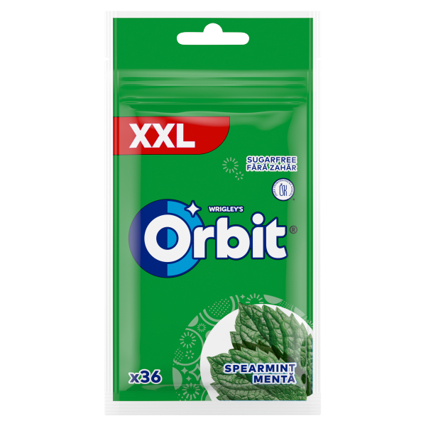 Orbit Spearmint XXL Bag 36 db drazsé 50g