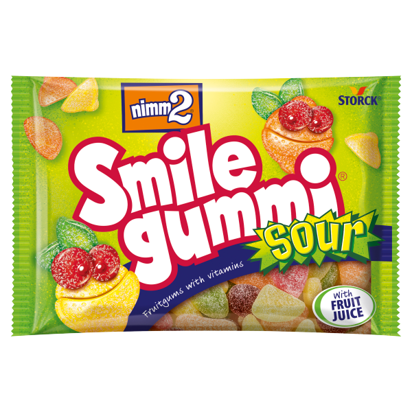 Nimm2 smilegummi savanyú 100g/24/-új