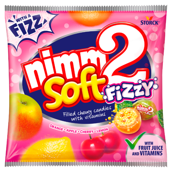 Nimm2 Soft Fizzy puhacukorka 90g /18/