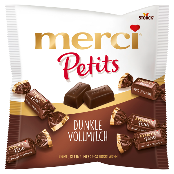 Merci Petits Dunkle Vollmilch 125g /12/