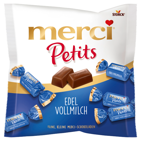 Merci Petits Edel Vollmilch tejcs 125g /12/