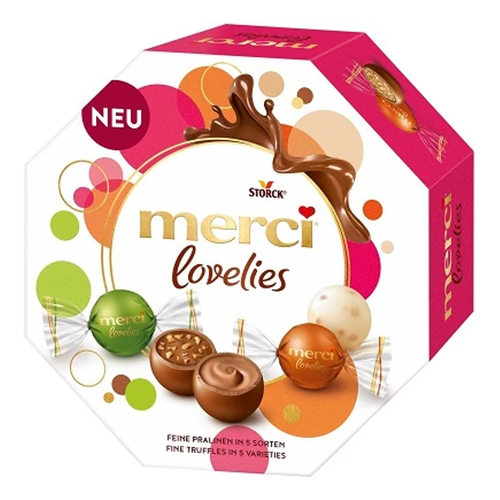 Merci Lovelies Classic Praliné 185g