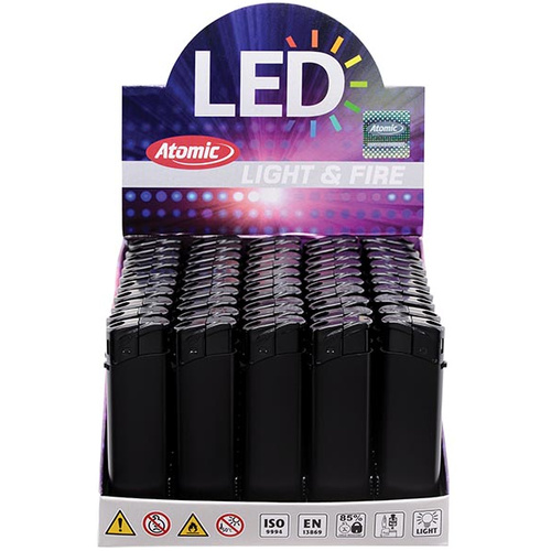 TAE Elekt. LED Öngy. Atomic Fekete