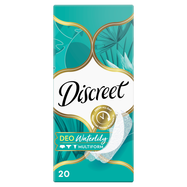 Discreet tiszt.betét 20 WaterLily