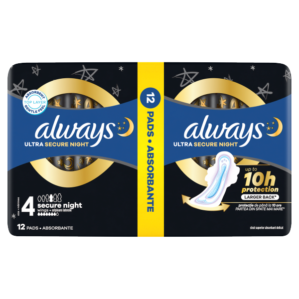 Always intim betét Ultra Extra Night Duo 12db
