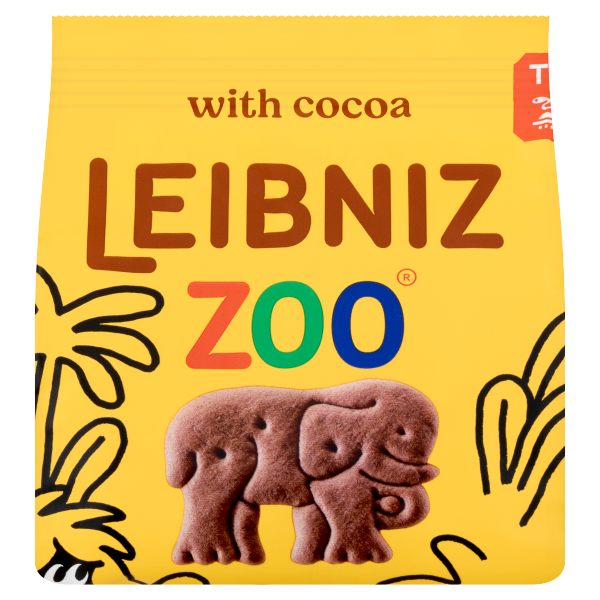 Leibniz Zoo Jungel Kakaós keksz 100g /12/
