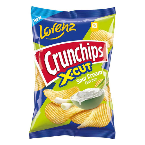 Crunchips X-Cut Sour Cream 75g