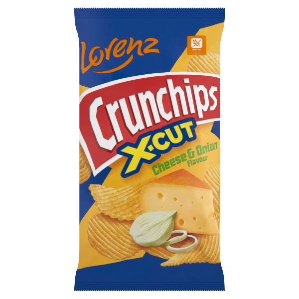 Crunchips X-Cut Cheese&Onion 75g