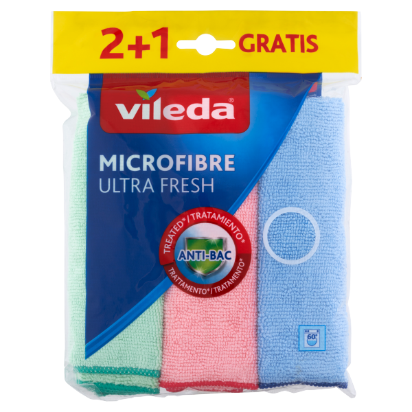 Vileda Ultra Fresh mikroszálas törlőkendő 3db