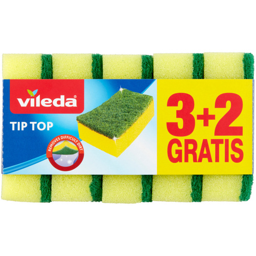 Vileda Style Tip Top mosogatószivacs 3+2 db-os