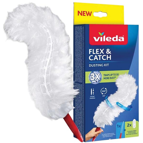 Vileda Flex&C. rövid nyelű portörlő szett
