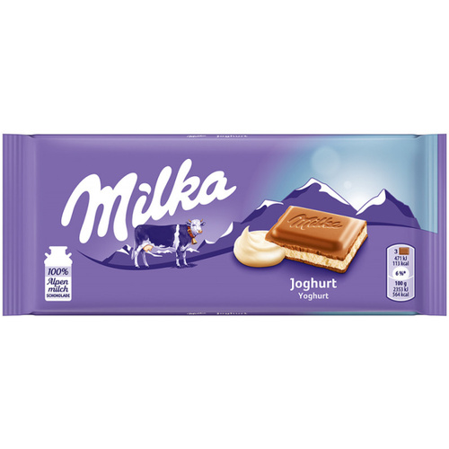 MILKA JOGHURT 100G TÁBLÁS /23/