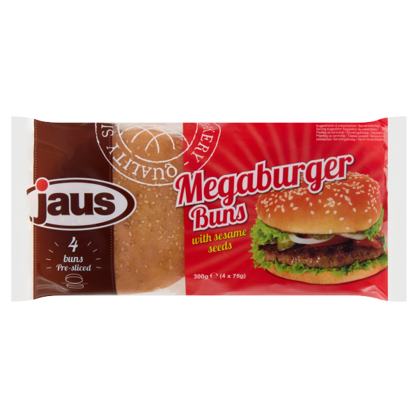 Jaus hamburger zsemle 4db-os