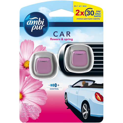AmbiPur Car 2x2ml Flowers&Spring duo