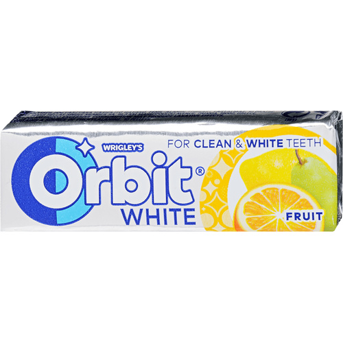 ORBIT WHITE FRUIT DRAZSÉ 14G  "R"