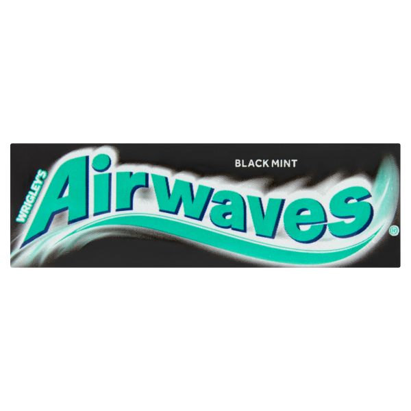 AIRWAVES BLACKMINT DRAZSÉ RÁGÓGUMI 14G  "R"