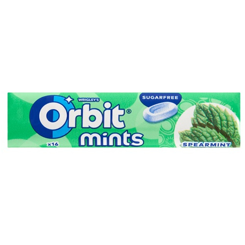 Orbit Spearmint Mint cukorka 28g /24/
