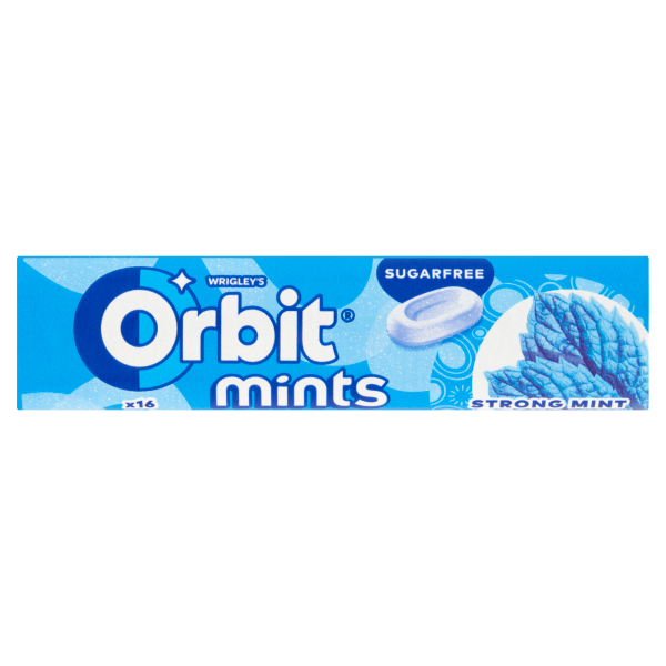 Orbit Strong Mint cukorka 28g /24/