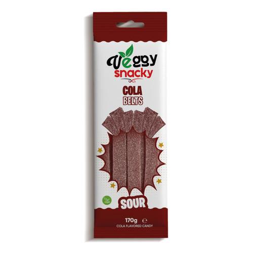Veggy Snacky Cola Sour Belts 170g