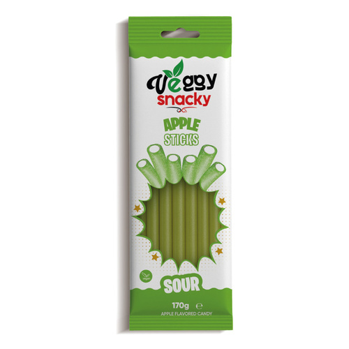 Veggy Snacky Apple Sour Sticks 170g