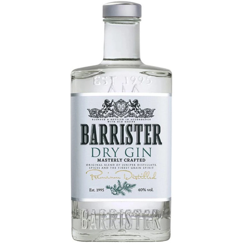 Barrister Dry Gin 0.7