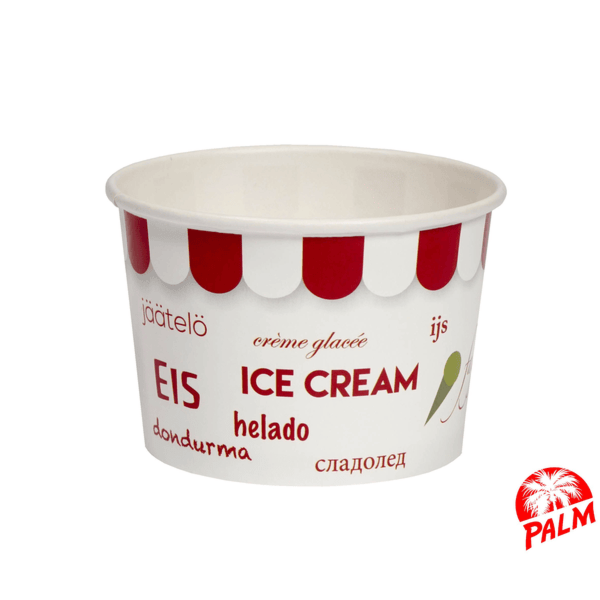Fagyis tégely (papír) 250 ml*50db
