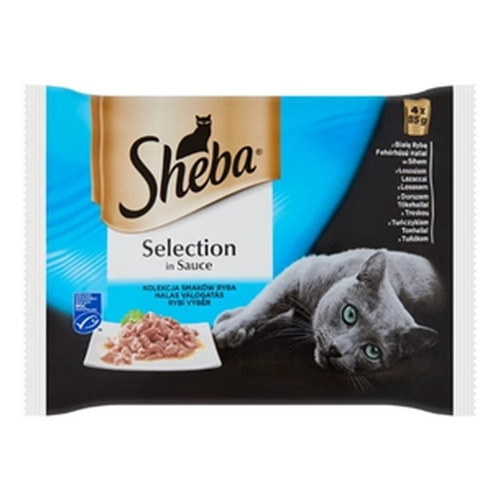 SHEBA alutas 4-pack halas 4*85g