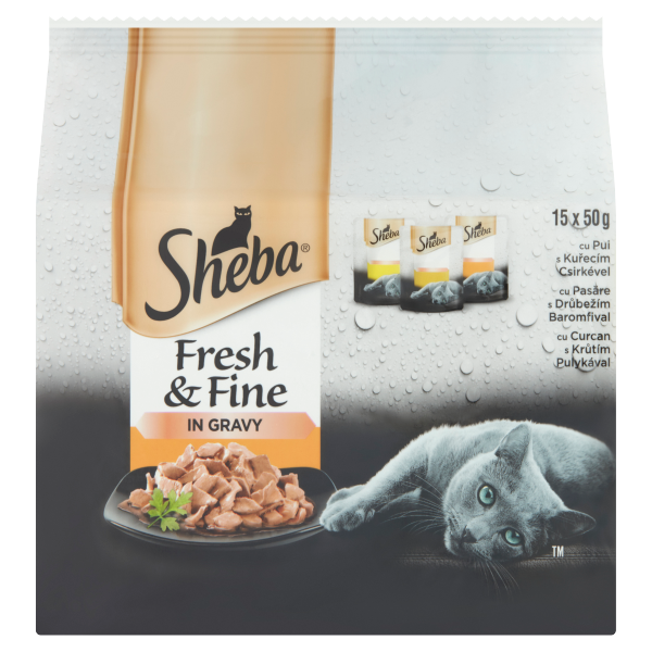 SHEBA Mini szárnyas 15*50g