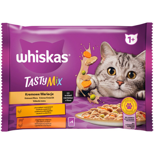 Whiskas alutas 4-pack krémes válog 4*85g