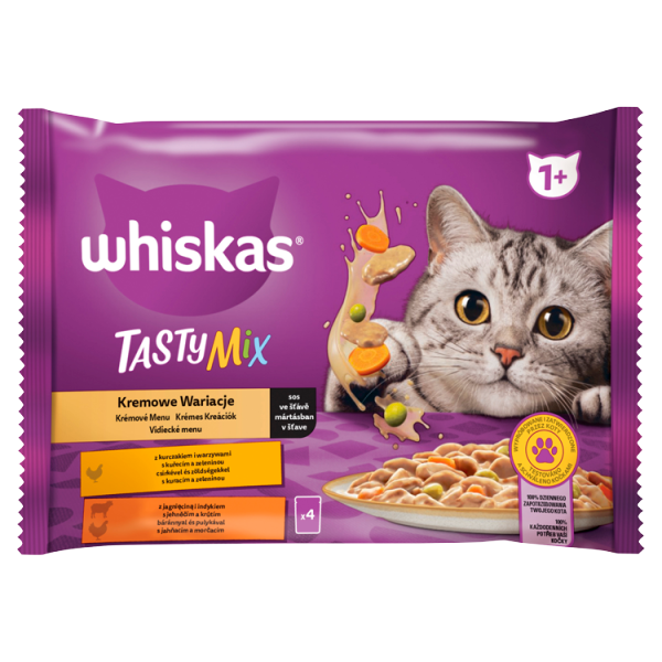 Whiskas alutas 4-pack krémes válog 4*85g
