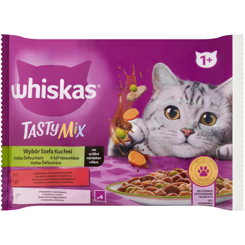 Whiskas alutas 4-pack Chef's choice 4*85g