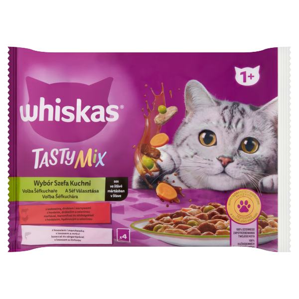Whiskas alutas 4-pack Chef's choice 4*85g