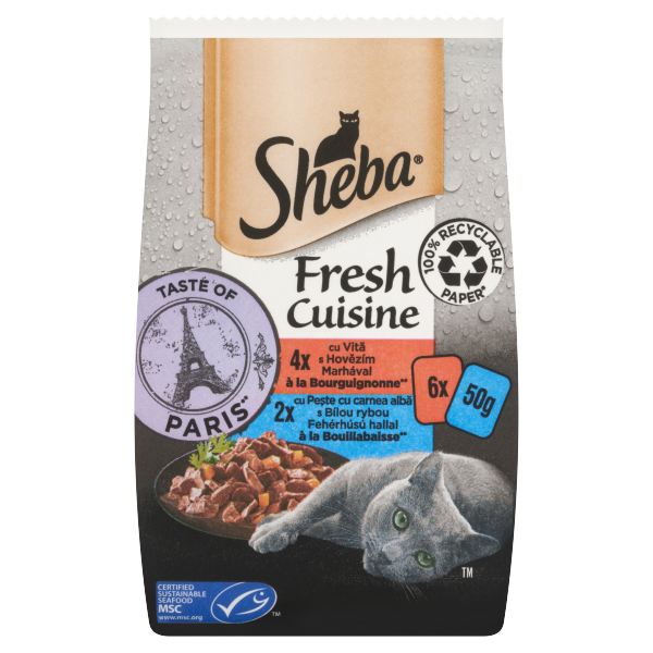 SHEBA Mini Fresh cuisine Paris 6*50g