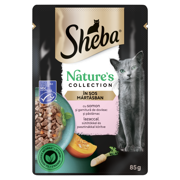 SHEBA alut Nat Lazac 28*85g