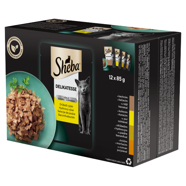 SHEBA alutas 12-pack szárnyas 12*85g