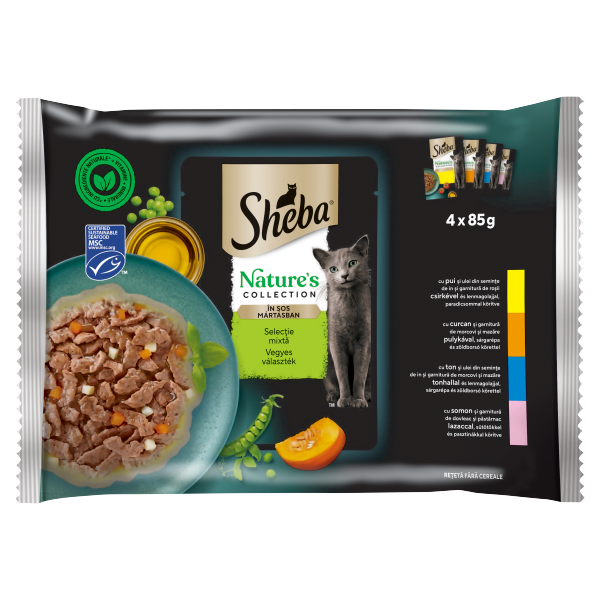 SHEBA alut Nat Mix 13*4x85g