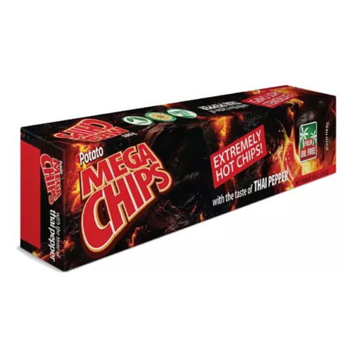 Megachips Thai Pepper ízű chips 50g-új