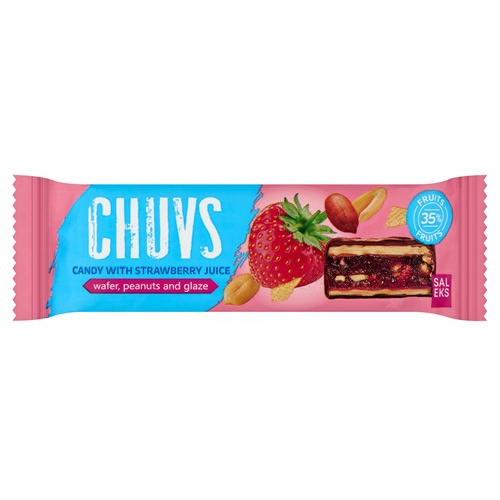 CHUVS gyümölcsszelet eper 30g