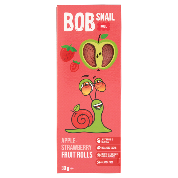 Bob-Snail alma-eper gyümölcstekercs 30g