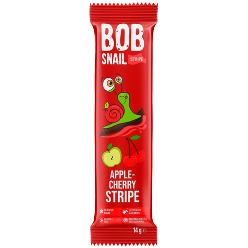 Bob Snail Gyümölcsszelet Alma-meggy14g