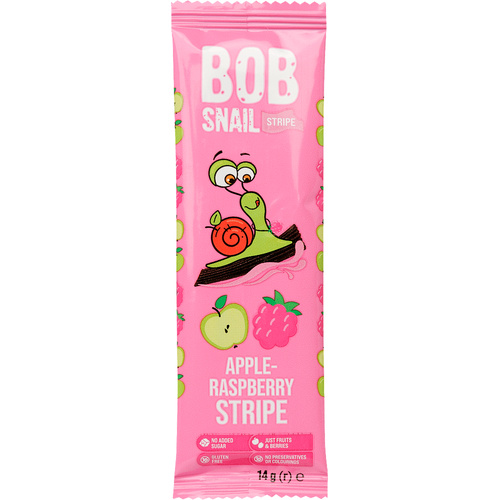 Bob Snail Gyümölcsszelet Alma-málna 14g