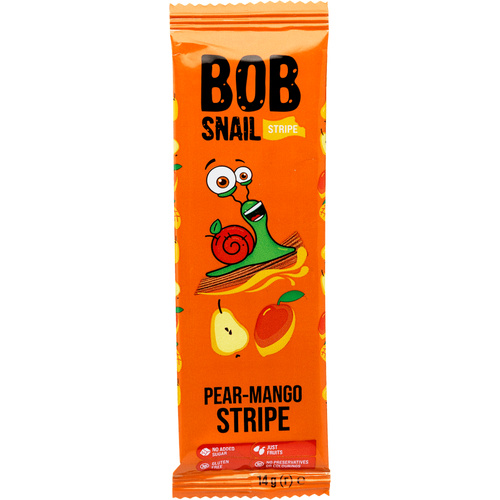 Bob Snail Gyümölcsszelet Körte-mang 14g